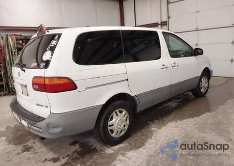 2000 Toyota Sienna Ce из США, поврежденный, VIN 4T3GF19C9YU245399
